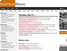 Tablet Screenshot of m.realclearhistory.com